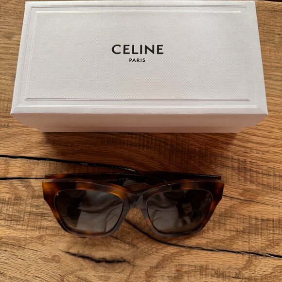 Celine Triomphe 09 Sunglasses in Classic Havana - Picture 1 of 3